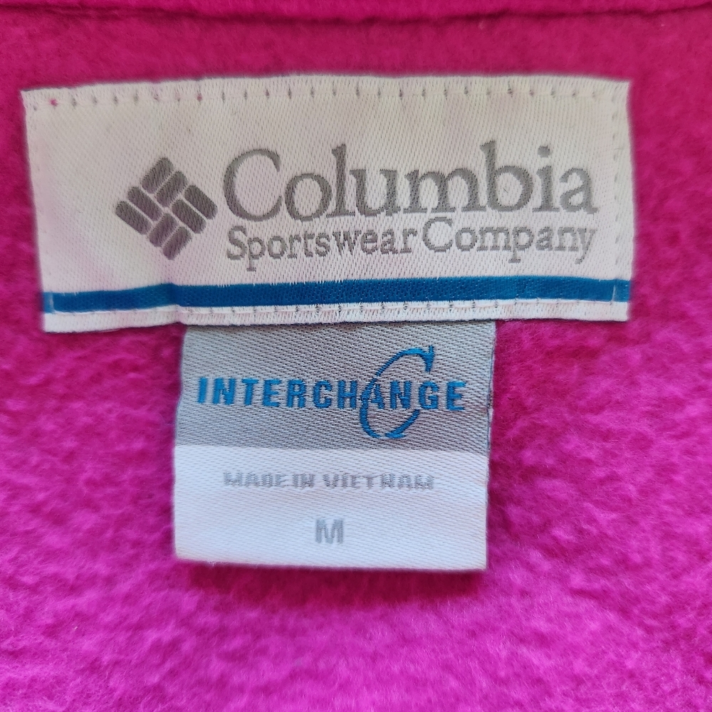 Youth Girl's Columbia Two Tone Pink Hooded Jacket Size M - Picture 7 of 8